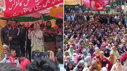 'Sakina Itoo led one-day workers' convention in Gandwani DHpora'